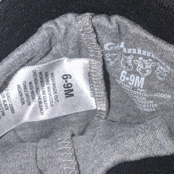 Vintage Y2K Garanimals Baby Girls 2pc Outfit Set Zebra Print Size 6-9 Mos - Picture 5 of 5